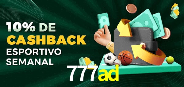 10% de bônus de cashback na 777ad